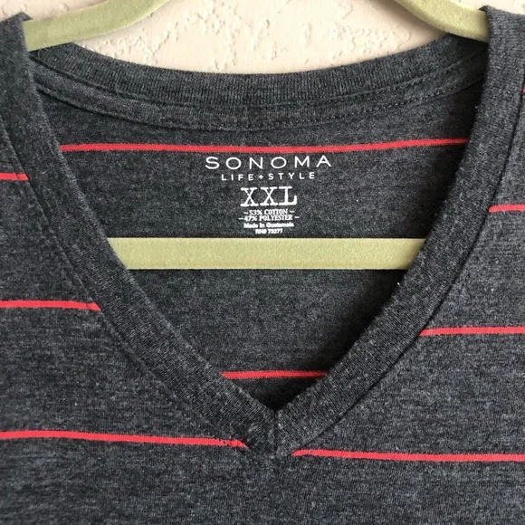 EUC Men’s Sonoma V-Neck T-Shirt - Picture 4 of 12
